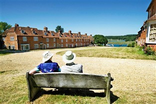 Bucklers Hard, Hampshire with a cream tea GOLD