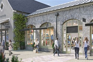 Cotswold Designer Outlet shopper and Tewkesbury
