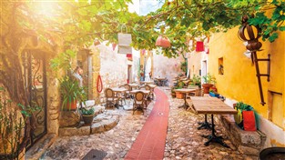 Idyllic Italian Riviera of Flowers GOLD 