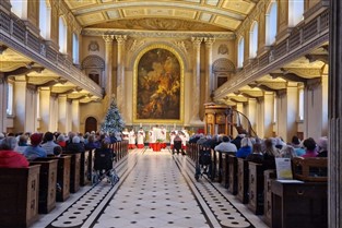 Old Royal Naval College and carol concert GOLD