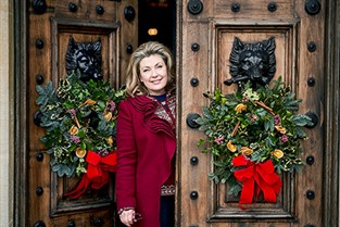 Highclere Castle at Christmas with carols GOLD
