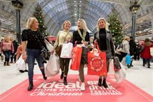 Ideal Home Show at Christmas Olympia London