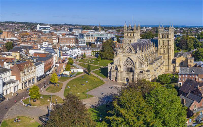 Exeter for the day