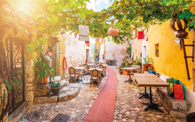 Idyllic Italian Riviera of Flowers GOLD 