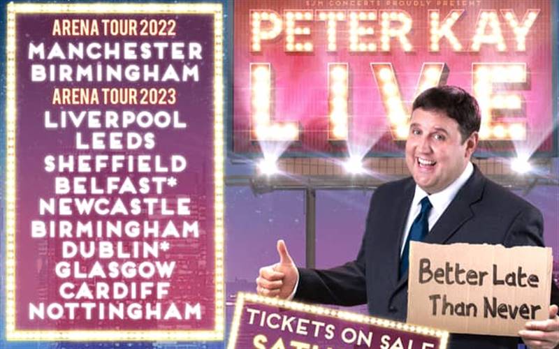 Coach only Peter Kay Live Tour 2023 Birmingham