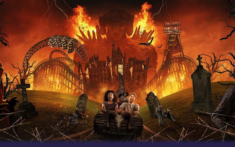 ALTON TOWERS Scarefest or Fireworks - late return